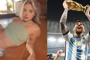 Coti Romero se compar con Lionel Messi y la destrozaron en redes