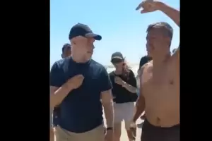 El escape de Horacio Rodrguez Larreta: Los turistas lo echaron a los gritos