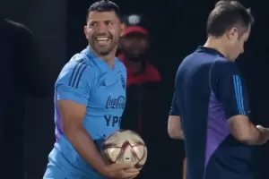 El Kun Agero jugar en el Barcelona de Guayaquil para disputar el clsico amistoso de presentacin del plantel