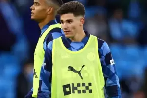 Julin lvarez habl en ingls tras el triunfo del Manchester City y sorprendi