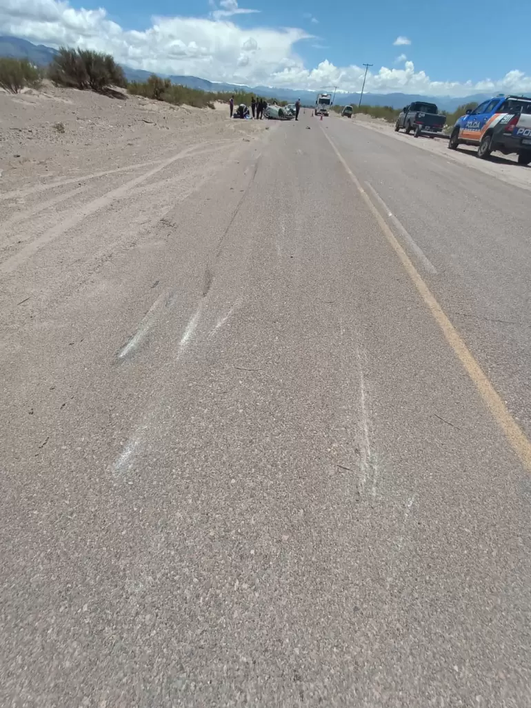 Una familia de Chubut sufri un accidente en la Ruta Provincial N34