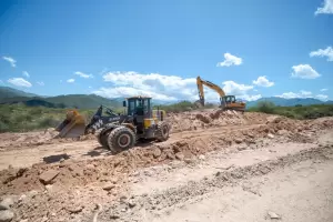 La Provincia avanza en la pavimentacin de la Ruta 47, que conecta Chaquiago y Choya