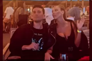 Francisco Tinelli y su novia Valentina Liberman: su primera aparicin pblica