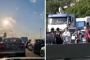 Tragedia en la autopista: se bajaron del auto para discutir y murieron