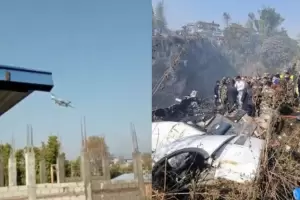 Tragedia en Nepal: Un avin se estrell con ms de 70 personas a bordo, entre ellas, un argentino