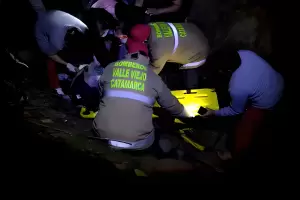 Balcozna: Rescataron a cuatro vctimas de un brutal vuelco