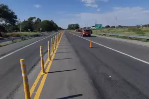 Precaucin por trabajos de fresado sobre Avenida Bicentenario