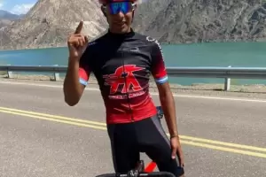 Valent�n Castro, gan� la primera etapa de la Vuelta a San Juan