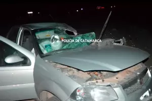 Violento choque en la "Curva de la muerte": una mujer fue trasladada a Capital