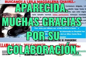 Apareci Leila Magdalena Chavez