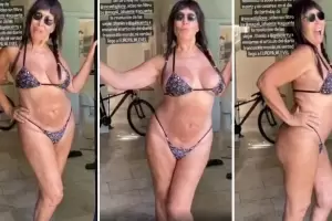 Tras las cr�ticas, Moria Cas�n mostr� en un video su cuerpo al natural