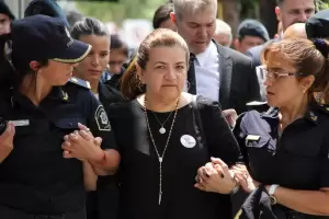 Previo a la exposicin de la defensa de los rugbiers: habl la madre de Fernando y Thomsen llor