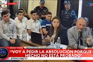 Tomei dijo que "el hecho no est probado" y pidi la absolucin de los rugbiers