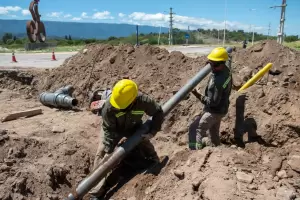 Acueducto Norte: avanza la instalacin de caera complementaria y desages