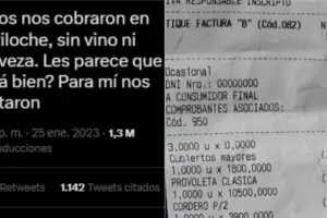 Cen en un restaurante de Bariloche y casi sale espantada cuando recibi la cuenta: "Para m, nos mataron"