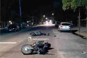 Motociclistas lesionadas en un siniestro vial