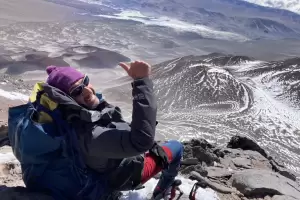 Seis tucumanos hicieron cumbre en los volcanes del Paso de San Francisco