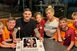 Wanda Nara y sus hijos regresaron a Turqua y se reencontraron con Mauro Icardi