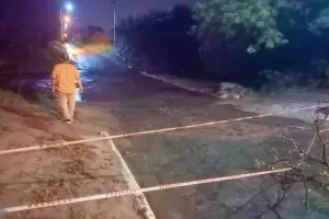 Por la lluvia, crecieron el Ro de Miraflores y el Ro Abaucn