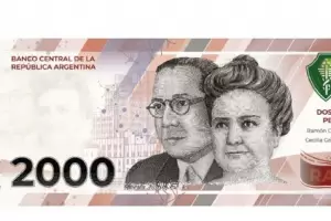 Quines fueron las figuras que estn en la cara del nuevo billete de $2.000?