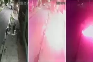 Intent quemar una casa y termin prendido fuego