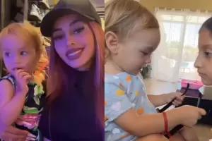 Tamara Bez sali a pasear con la hija de El Noba: compras en el shopping y merienda al aire libre