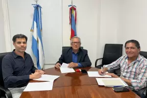 Establecieron un convenio con Saujil para la creacin de una Plaza inclusiva y sostenible