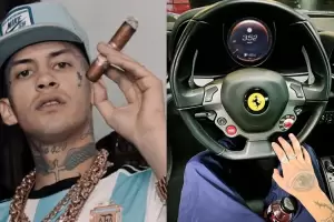 L-Gante mostr una Ferrari valuada en ms de medio milln de dlares y aseguran que la pag en efectivo