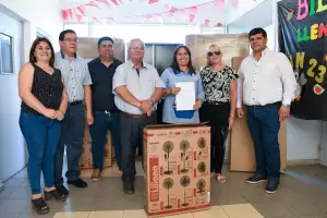 Jardines de infantes de Icao y Ancasti recibieron nuevo equipamiento