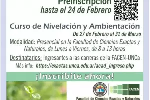 Facultad de Cs. Exactas: las inscripciones son hasta el 24 de febrero