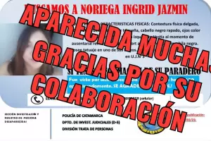 Encontraron a Jazmn, la joven intensamente buscada