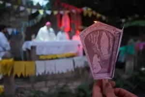 Celebraron a la Virgen de Lourdes en El Rodeo