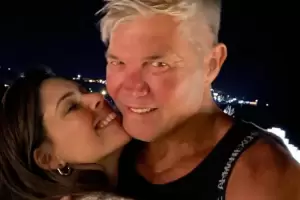 Burlando se emocion cuando su hija y Barby Franco le festejaron su cumpleaos