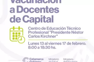 Este lunes comienza el refuerzo Covid para docentes