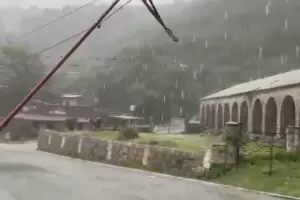 Fuertes precipitaciones en Aconquija, Andalgal