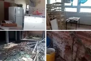 Vuelta a las aulas complicado: denuncian que la Escuela n 491  "est destruida"