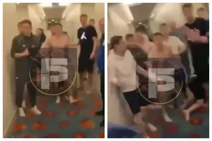 Futbolistas ucranianos y rusos se trenzaron a los golpes en un hotel en Turqua