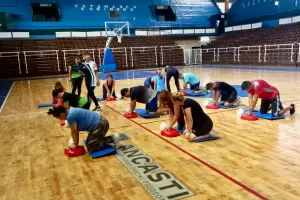 Capacitaron en RCP y maniobra de Heimlich en el Centro de Educacin Fsica N6