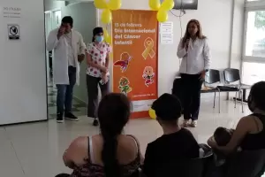 En el Da Mundial del Cncer Infantil realizaron una charla en el Hospital de NIos "Eva Pern"
