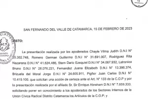 UCR: Para Evolucin Radical la mayora "se sac la careta"