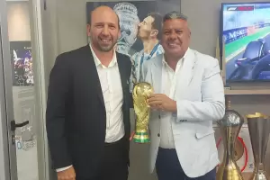 "Chiqui" Tapia traer la Copa del Mundo el prximo 6 de marzo