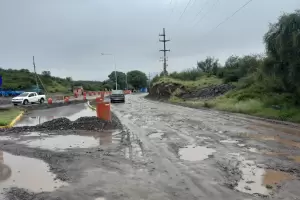 Vecinos reclaman el arreglo del desvo de Ruta n 1