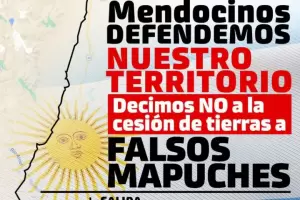 Protesta de productores agropecuarios y vecinos en rechazo a la cesin de tierras a mapuches