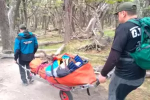 Una turista uruguaya se accident en un sendero de trekking de El Chaltn y est en terapia intensiva