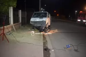 Accidente en Santa Mara: motociclista grave tras ser chocado por una camioneta