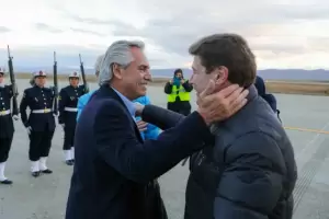 Alberto Fernndez ya se encuentra en Tierra del Fuego
