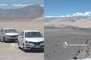 Veinte personas fueron aprehendidas por causar daos en el Campo de Piedra Pmez