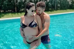 Naci el primer hijo de Barbie Vlez y Lucas Rodrguez