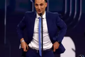 El humilde discurso de Scaloni al recibir el reconocimiento al mejor entrenador de 2022
