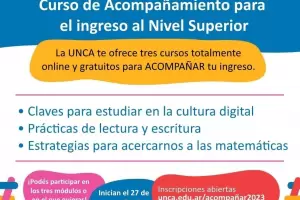 Arrancan las inscripciones del Acompaar para cursar en Marzo